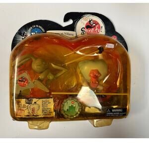 RABBIT & BABOON 2-PACK Skunk-Fu Figure ZIZZLE Heroes vs Villains METALLIC FLINGZ